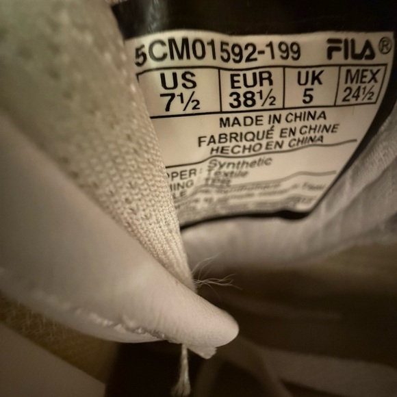 Fila Arcade F White Sneaker Shoes with Iridescent Details Women's - Picture 12 of 12